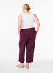 7/8 modal mix pants with pockets, Dark Bordeaux, Model image number 1