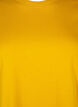 Basic cotton T-shirt with round neck, Yellow, Packshot image number 2
