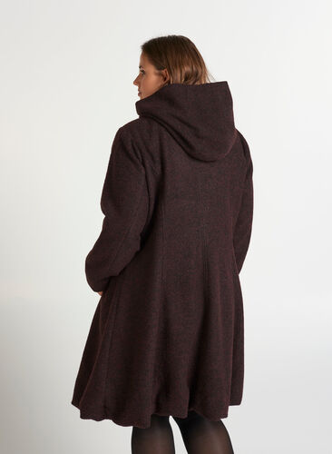Long coat with wool, Port R. mlg, Model image number 1