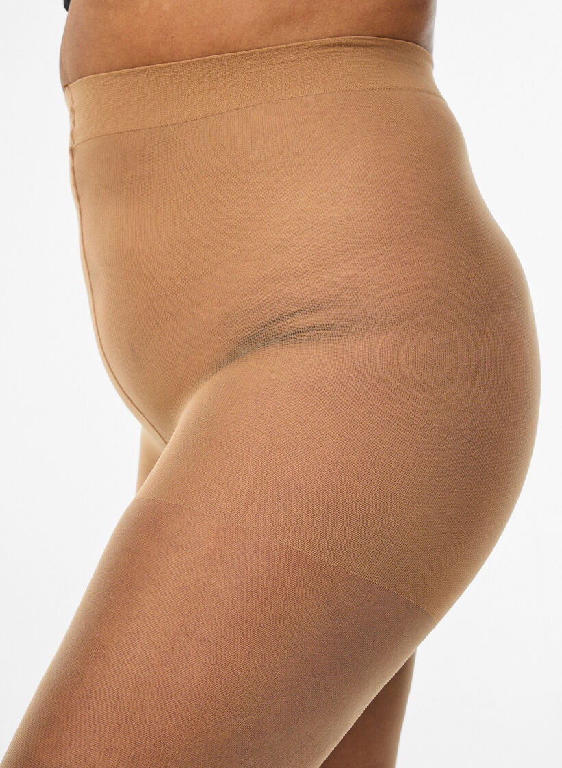 Matte tights in 30 denier, Beige, Model image number 2