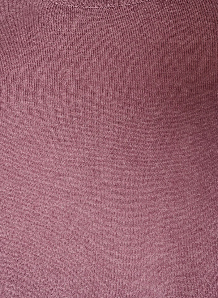 Knitted blouse with a round neck, Rose, Packshot image number 2