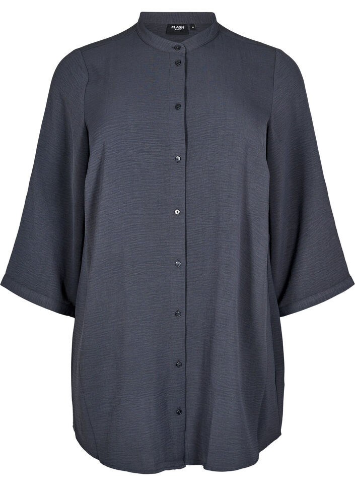 FLASH - Tunic with 3/4 sleeves, Dark Grey, Packshot image number 0