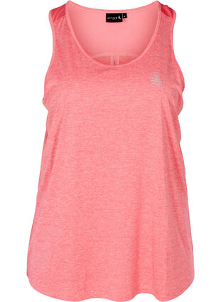 Sports top with round neckline, Calypso Coral, Packshot image number 0