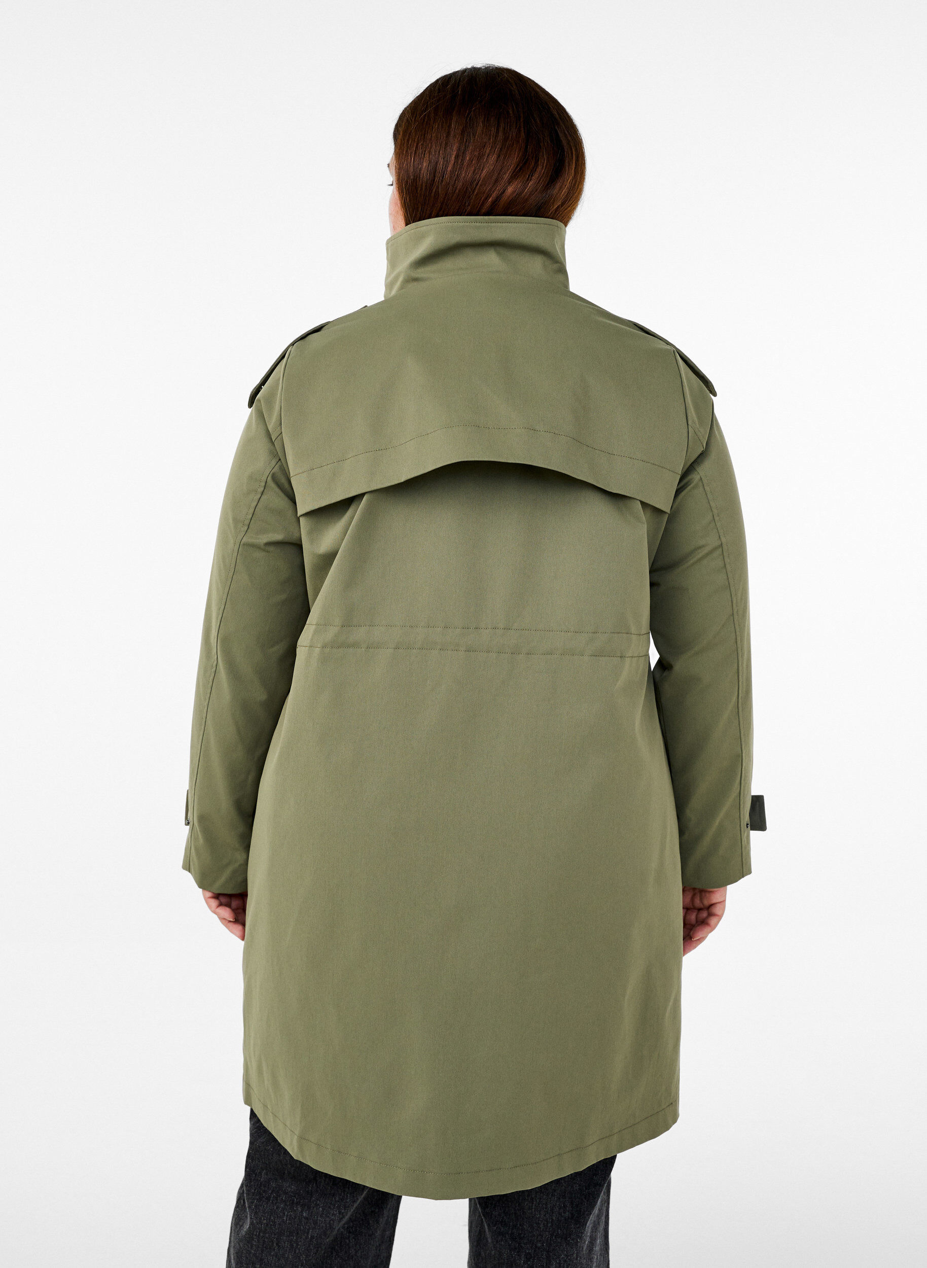 Zizzifashion Water-resistant parka jacket, Green, Model image number 2