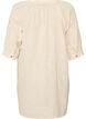 Cotton tunic with V-neck, Vanilla, Packshot image number 1