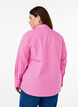 Loose long-sleeved shirt with stripes, Pink, Model image number 2