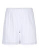 Shorts with textured fabric, Bright White, Packshot image number 0