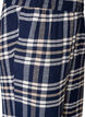 Checked cotton pyjama bottoms, Blue, Packshot image number 2