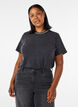 Organic cotton graphic T-shirt, Grey, Model image number 0