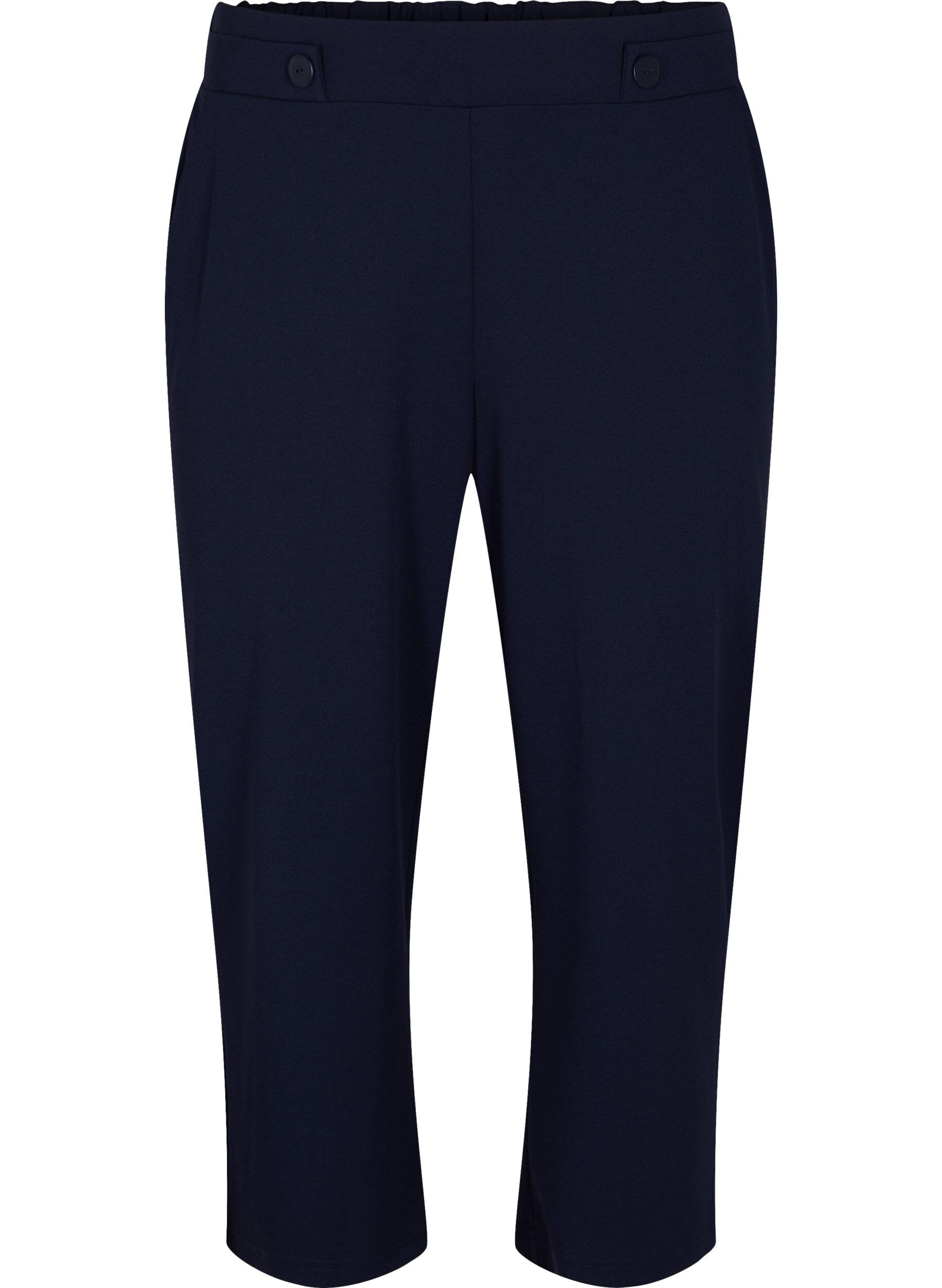 Ankle length trousers with loose fit