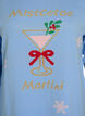 Knitted blouse with a Christmas motif, Light Blue, Packshot image number 2