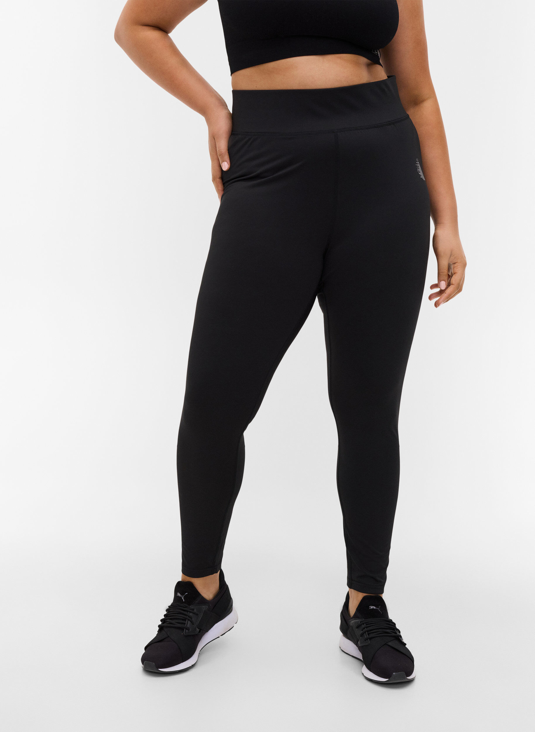 Zizzifashion Training leggings, Black, Model image number 3
