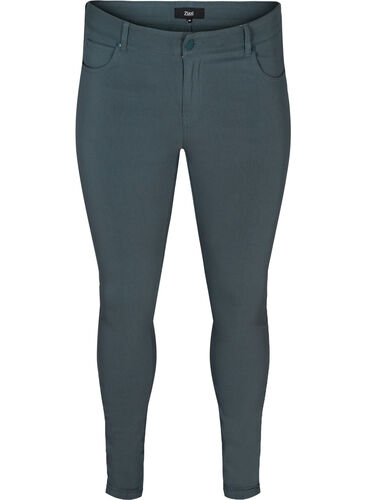 Slim fit trousers with pockets, Balsam Green, Packshot image number 0