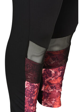 Cropped sports leggings with print, Capsia Print, Packshot image number 3
