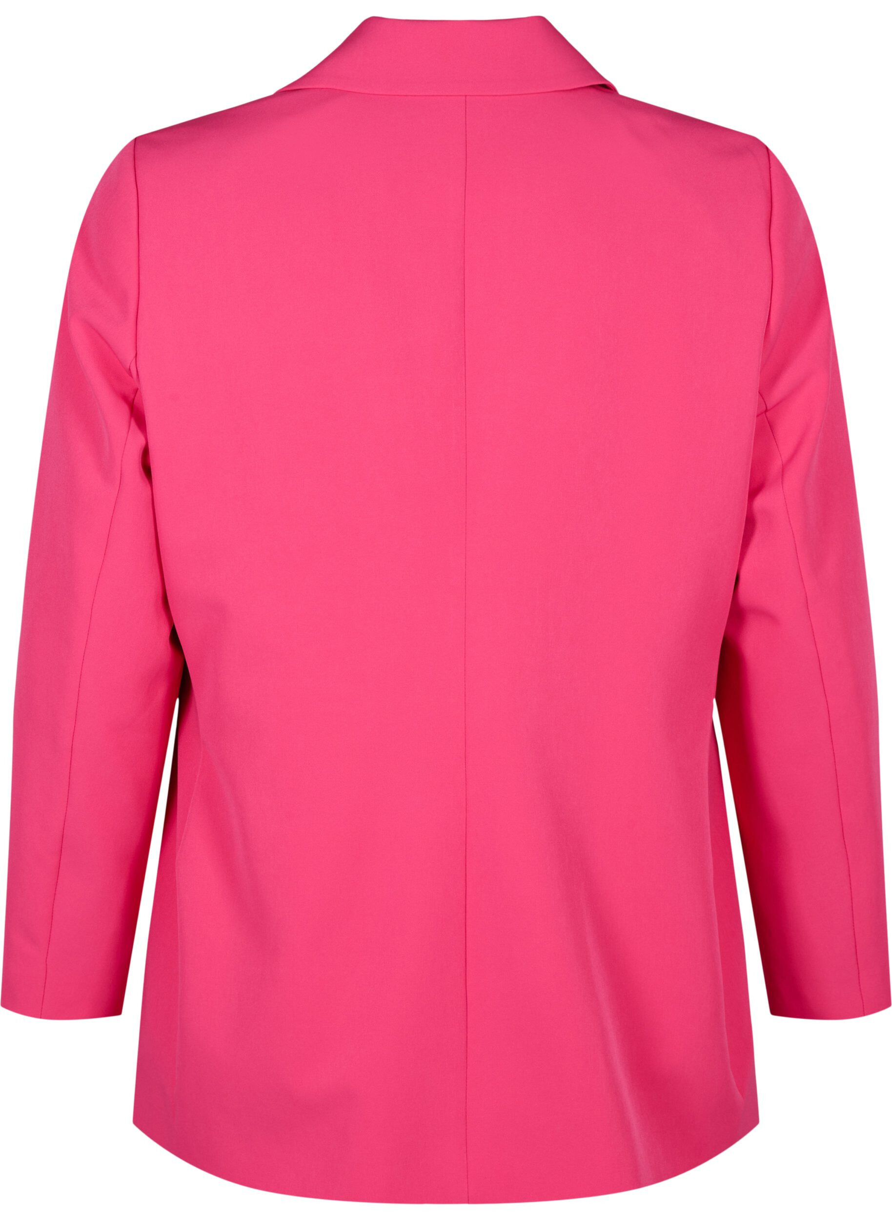 Zizzifashion Classic blazer with button fastening, Pink Yarrow, Packshot image number 1