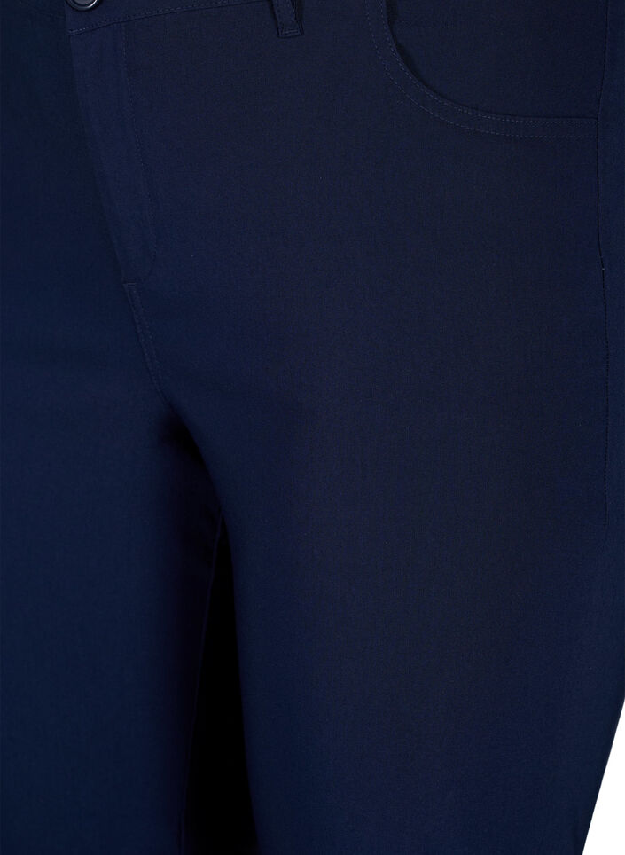Classic pants in a viscose mix, Blue, Packshot image number 2