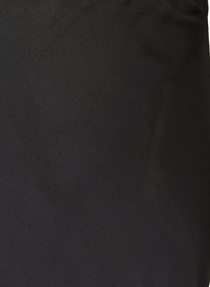 Viscose skirt with an elasticated waist, Black, Packshot image number 2
