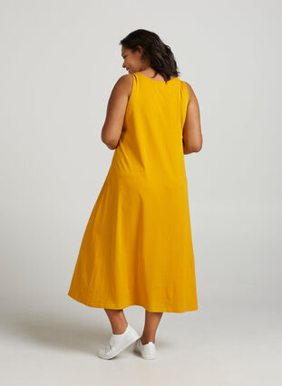 Dress, Golden Yellow, Model image number 0