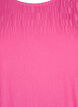 Blouse with texture and 3/4 sleeves, Rose, Packshot image number 2