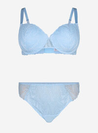 Blue lace underwear set, , Model