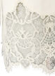 Knitted blouse with raglan sleeves and a wide lace trim, Beige, Packshot image number 4