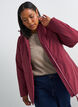 Winter jacket with hood and adjustable waist, Red, Model image number 0