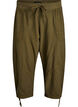Cotton Capri trousers, Green, Packshot image number 0