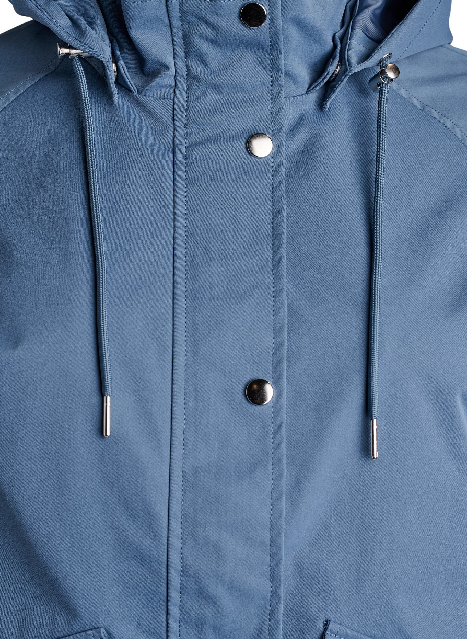 Zizzifashion Short spring jacket with a detachable hood, Blue, Packshot image number 2