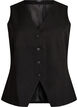 Waistcoat with button closure, Black, Packshot image number 0