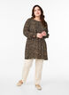 Long-sleeved tunic with a seam, Brown, Model image number 1