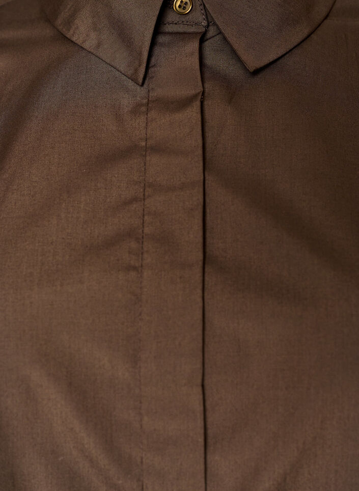 Shirt with decorative back detail, Brown, Packshot image number 2