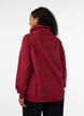 Sweatshirt with high collar and pockets, Red, Model image number 2