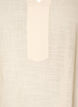 Cotton tunic with V-neck, Vanilla, Packshot image number 2
