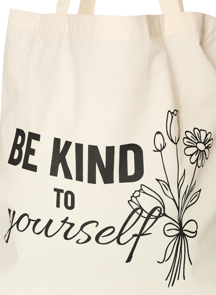 Tote bag with print, Black, Packshot image number 2