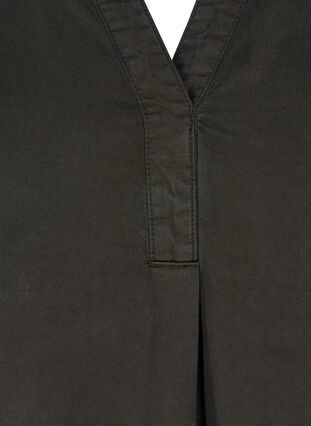 Short-sleeved lyocell dress, Black, Packshot image number 2