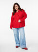 Short trench coat with pockets, Red, Model image number 1
