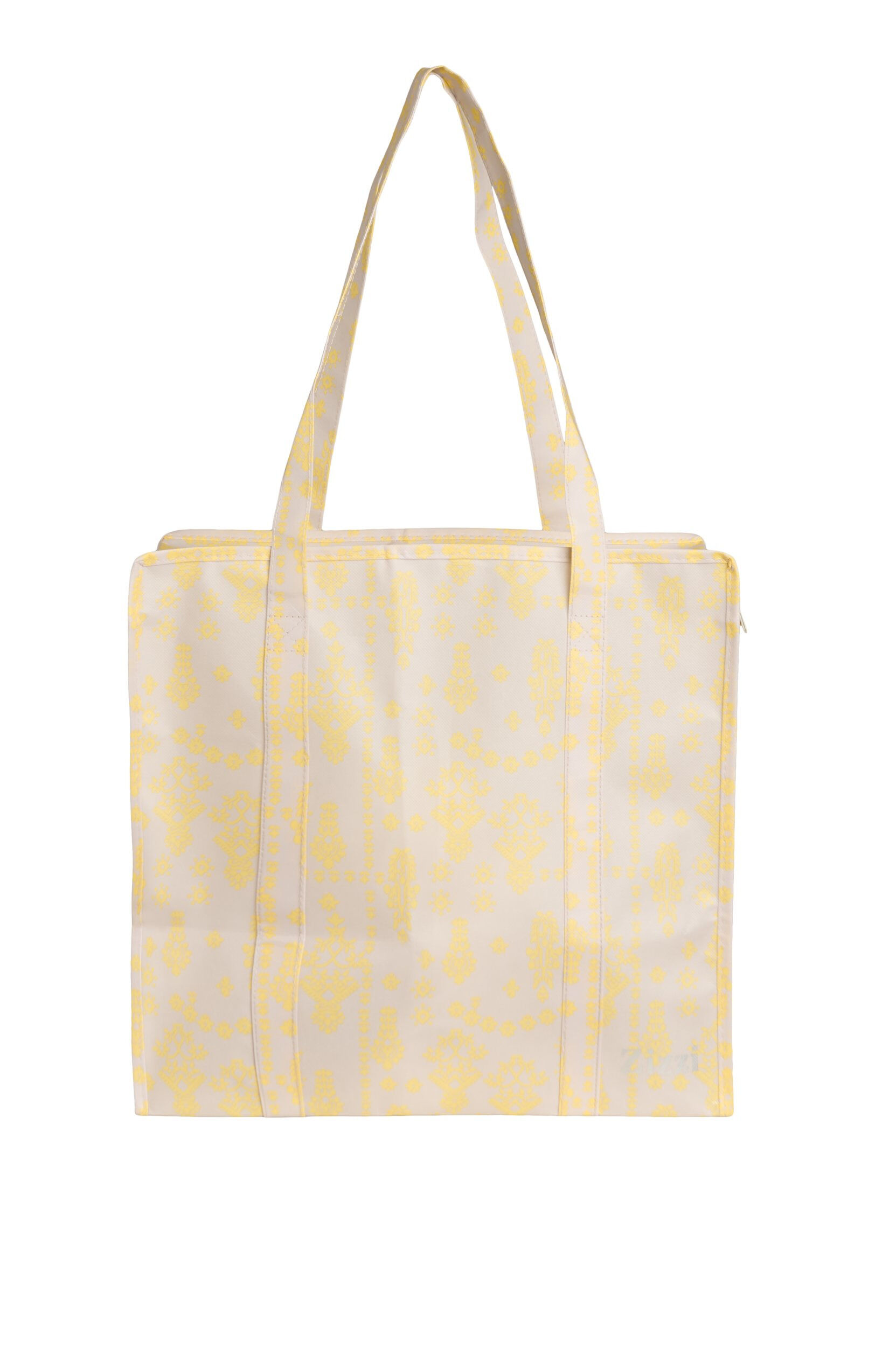 ZizzifashionShopping bag with zipper, Grey, Packshot image number 0