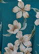 Chiffon blouse with floral print and long sleeves, Green, Packshot image number 2