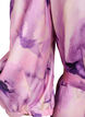 Short-sleeved party dress with tie-belt, Purple, Packshot image number 3