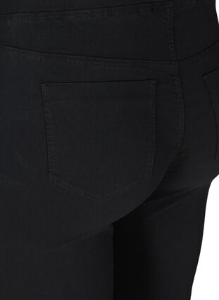 Close-fitting cropped trousers, Black, Packshot image number 3