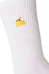 Cotton socks with pattern, White, Packshot image number 2