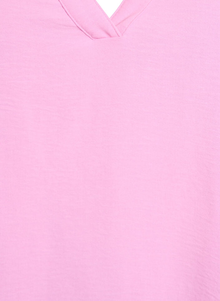 Sleeveless top with wrinkle details, Pink, Packshot image number 2