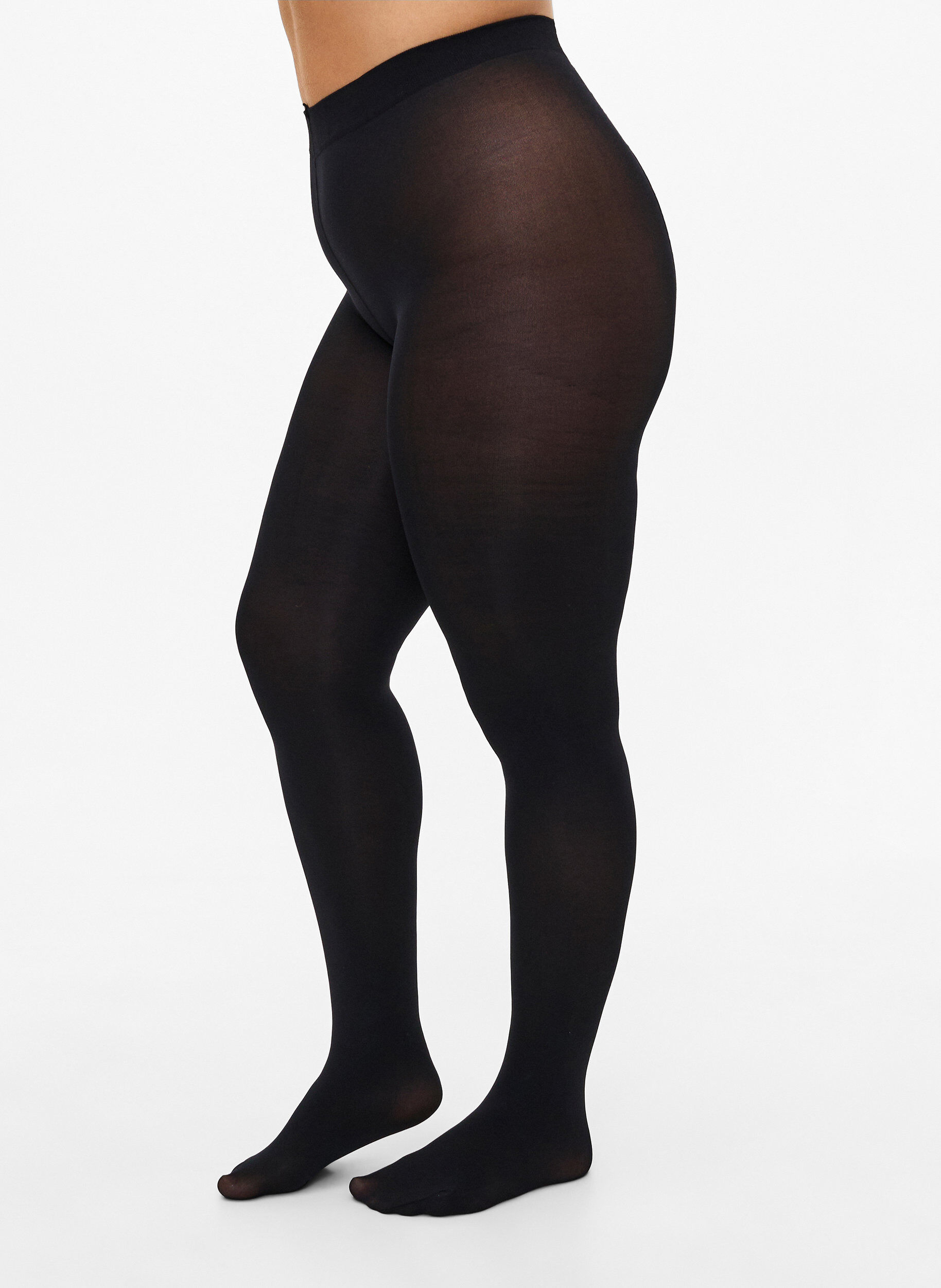 100 denier tights, Black, Model