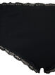 2-pack knickers with lace edge, Black/Black, Packshot image number 3