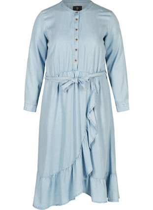 Dress, Light blue denim, Packshot image number 0