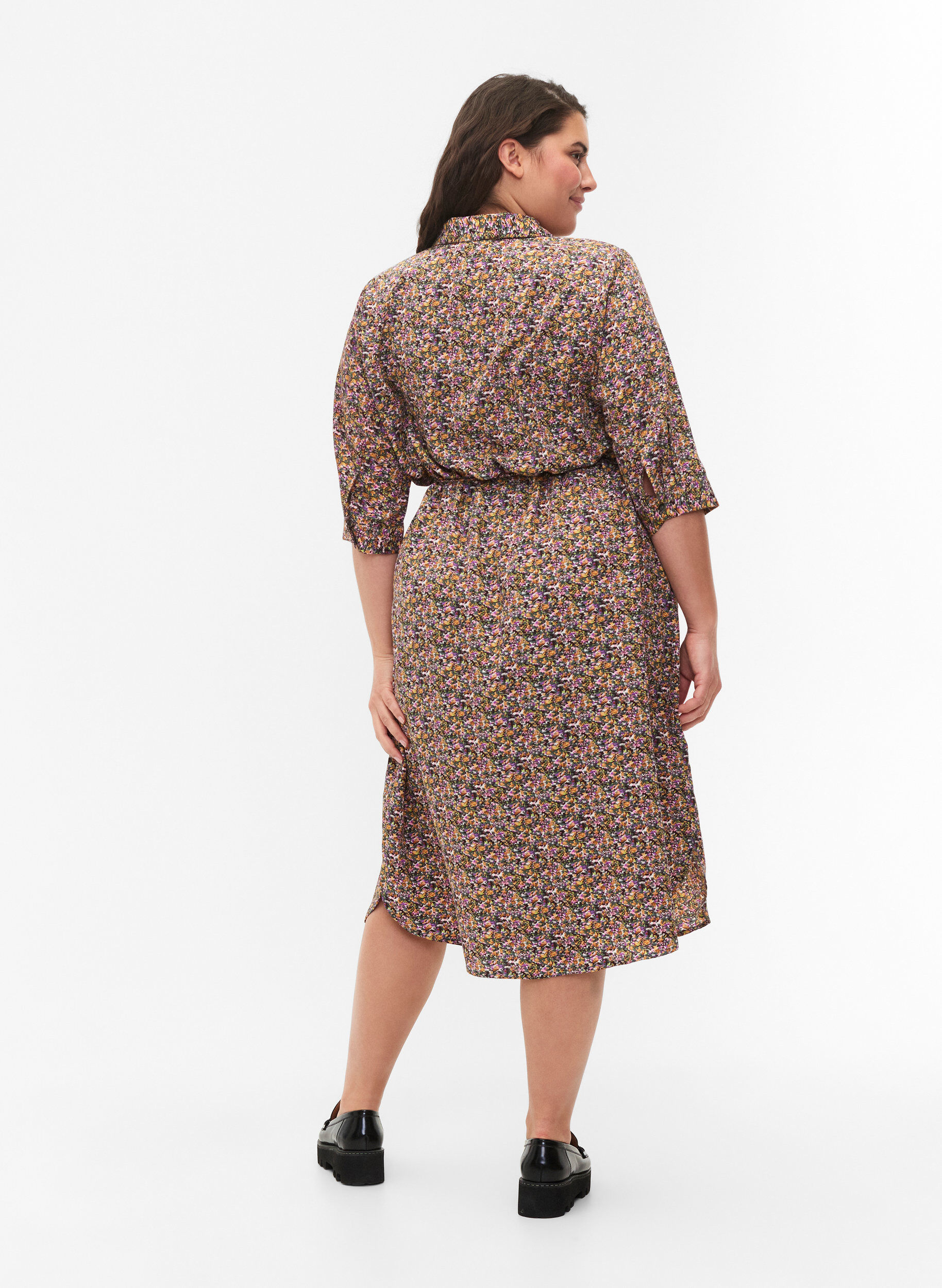 Zizzifashion FLASH - Shirt dress with print, Multi Ditsy, Model image number 1