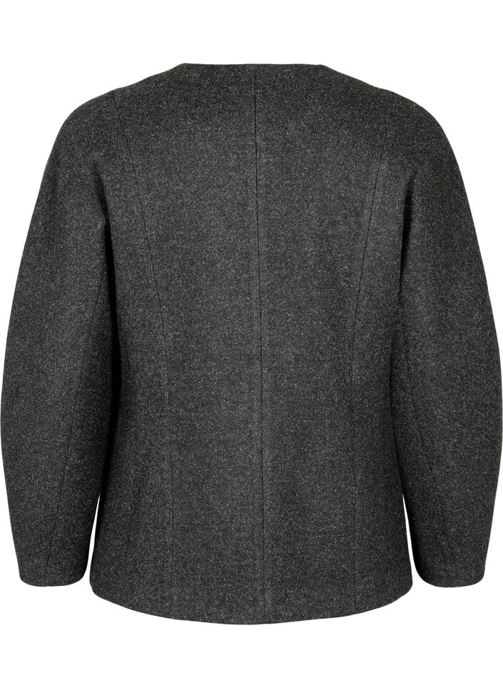 Tailored blazer, Dark Grey Melange, Packshot image number 1