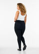 High-waisted jeggings, Black, Model image number 1