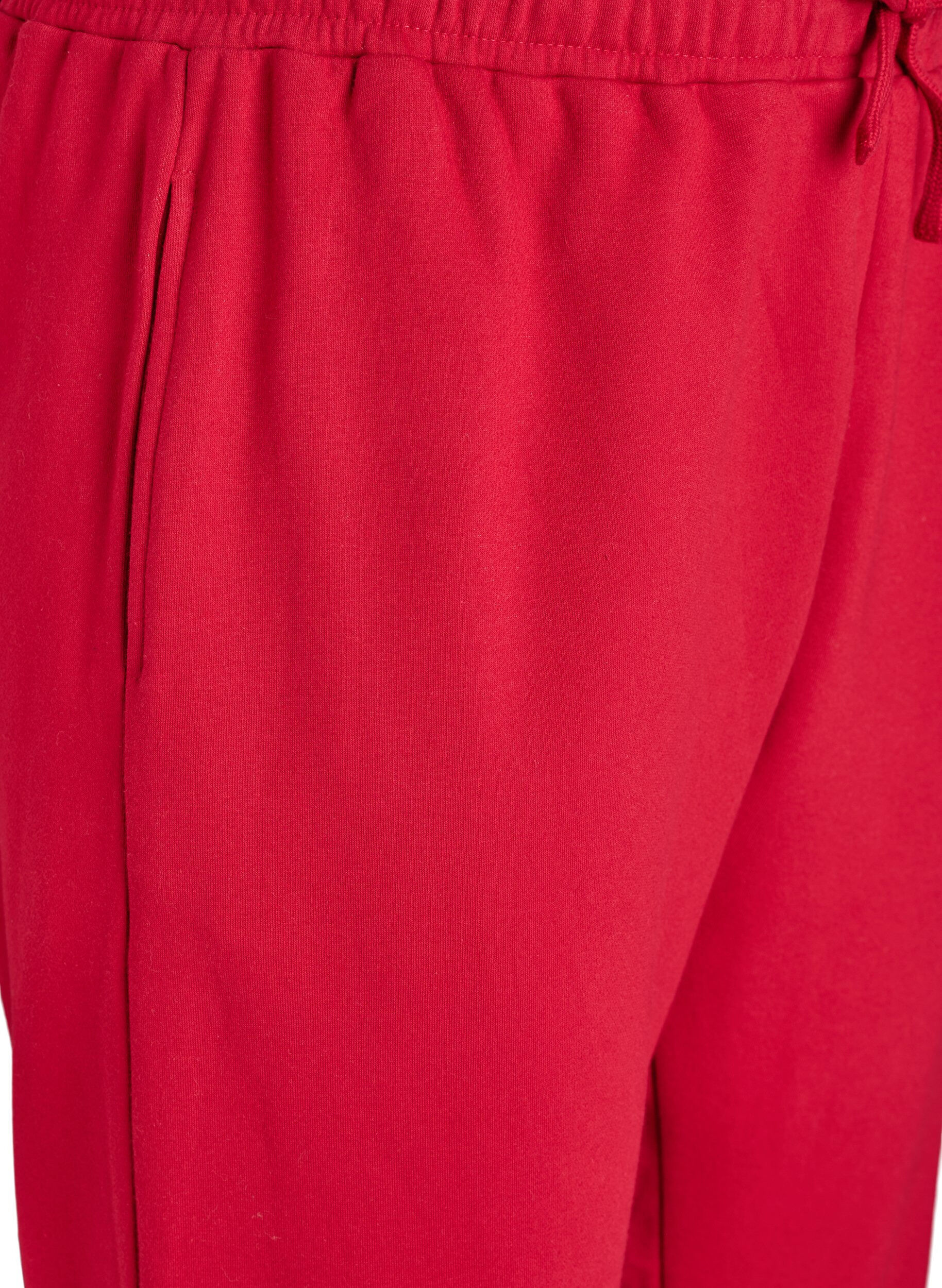 Zizzifashion High-waisted joggers, Red, Packshot image number 2
