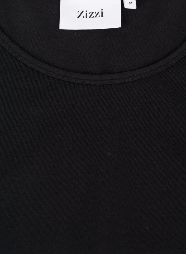 Basic top, Black, Packshot image number 2